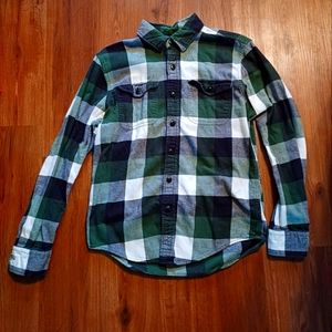 American Eagle Flannel Green